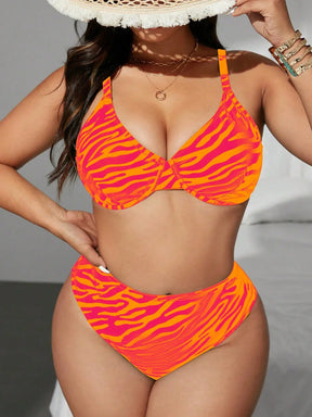 Biquíni Plus Size Zebra